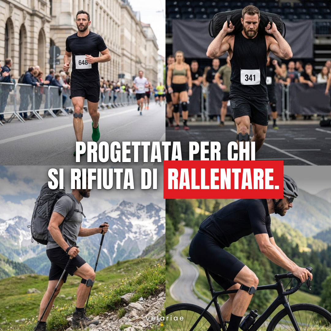 Fascia rotulea Velariae — Per favorire una migliore circolazione sanguigna.