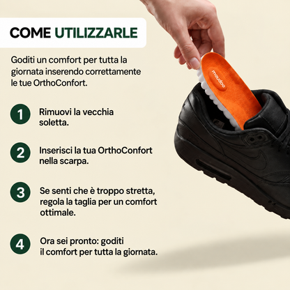 Ritrova il comfort di camminare senza dolore – Solette OrthoConfort