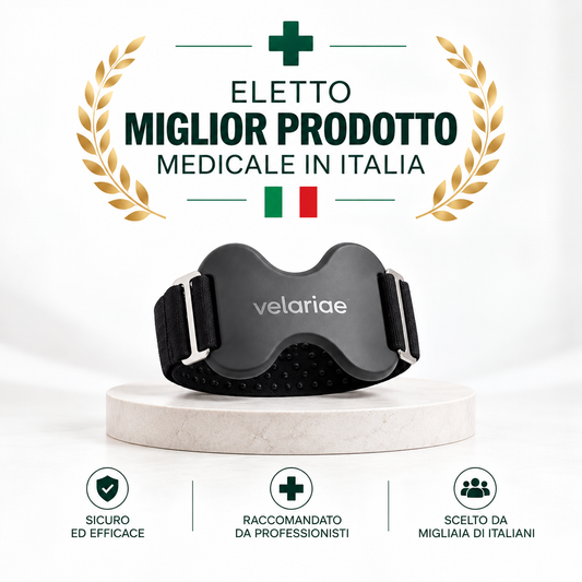 Fascia rotulea Velariae — Per favorire una migliore circolazione sanguigna.